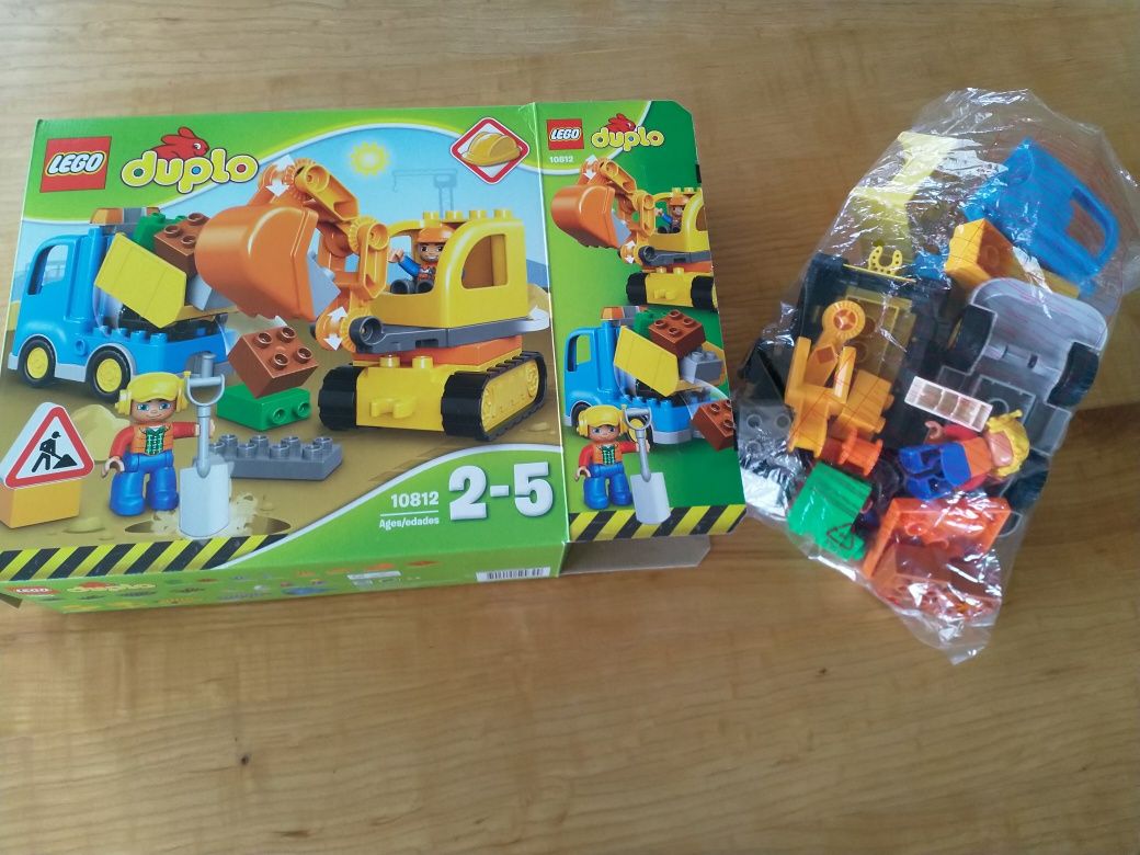 LEGO Duplo 10812 ciężarówka i koparka gąsienicowa