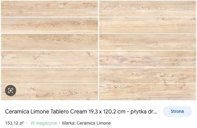 Gres Tablero Cream  drewnopodobna plytka bardzo naturalna