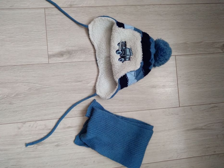 Czapka + szalik dla chłopca