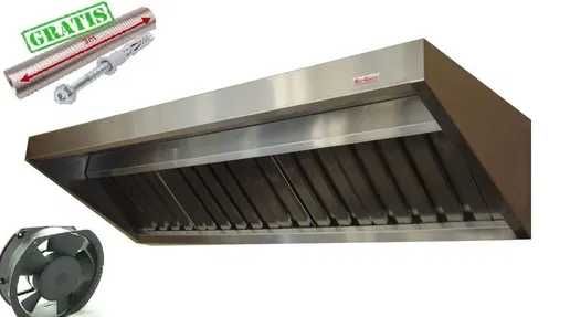 Okap Gastronomiczny  SG 2000x700x400 XLWentyl Filtry Rura 3m Wysyłka
