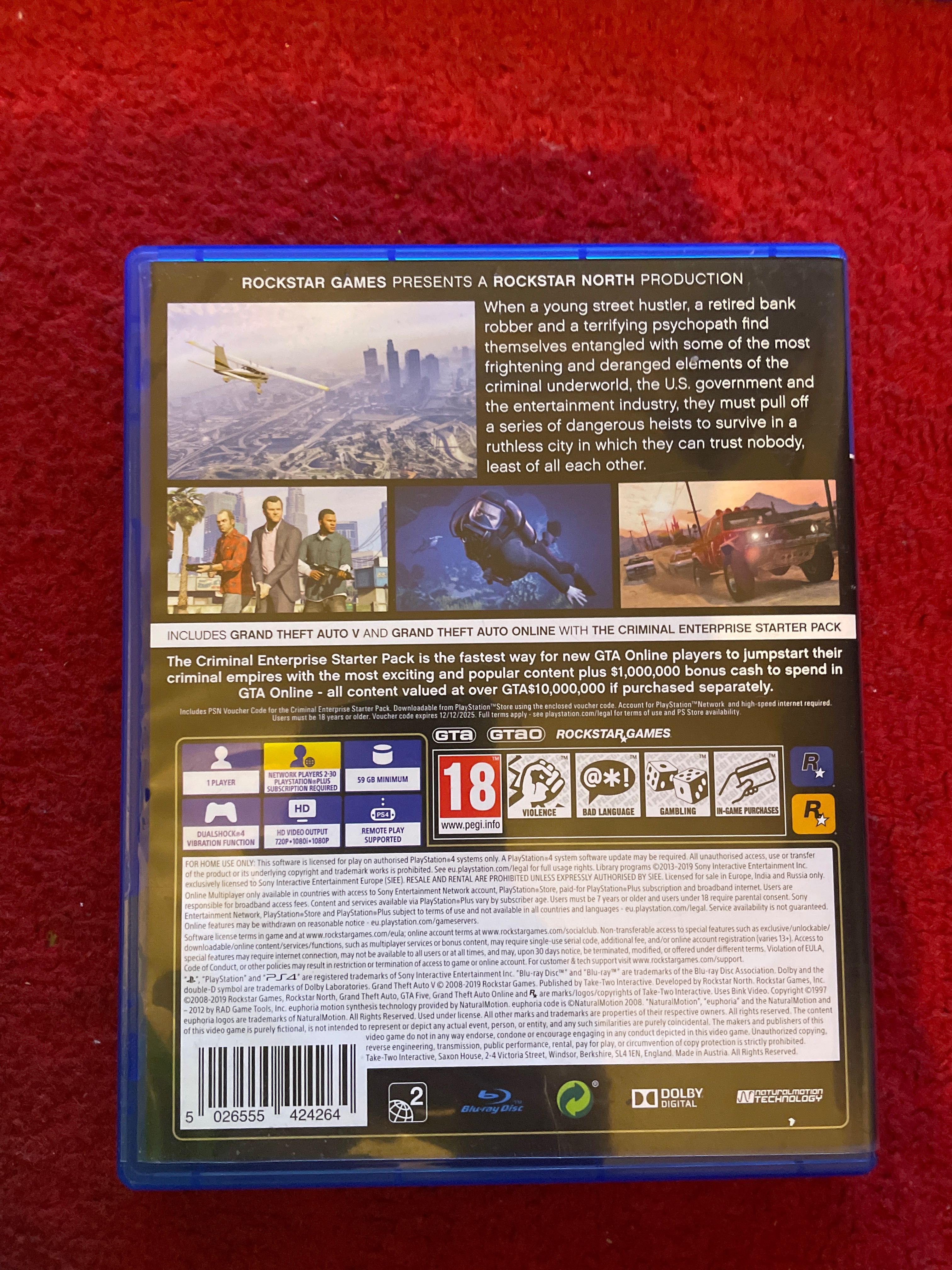 Продаю гру на playstation4 GTA5