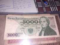 Sprzedam  banknoty z PRL