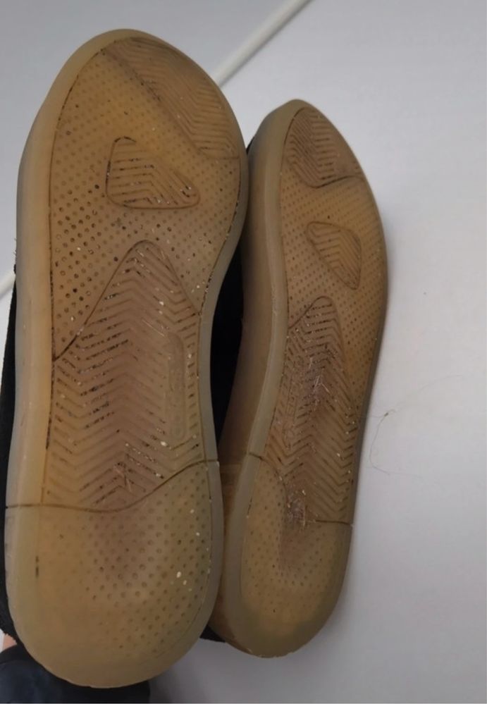 Zimowe skórzane buty męskie za kostke adidas
