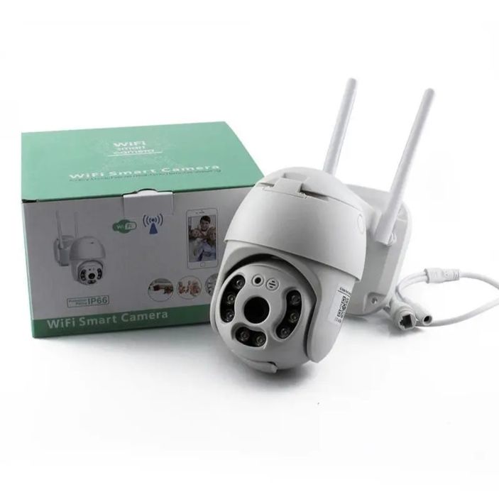 4-МП Камера видеонаблюдения уличная поворотная IP-66 с WIFI CAMERA CAM