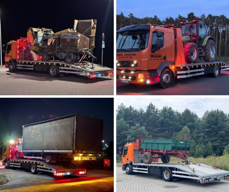LAWETA Transport Ciągników Rolniczych, Samochodów, POMOC DROGOWA 24h/7