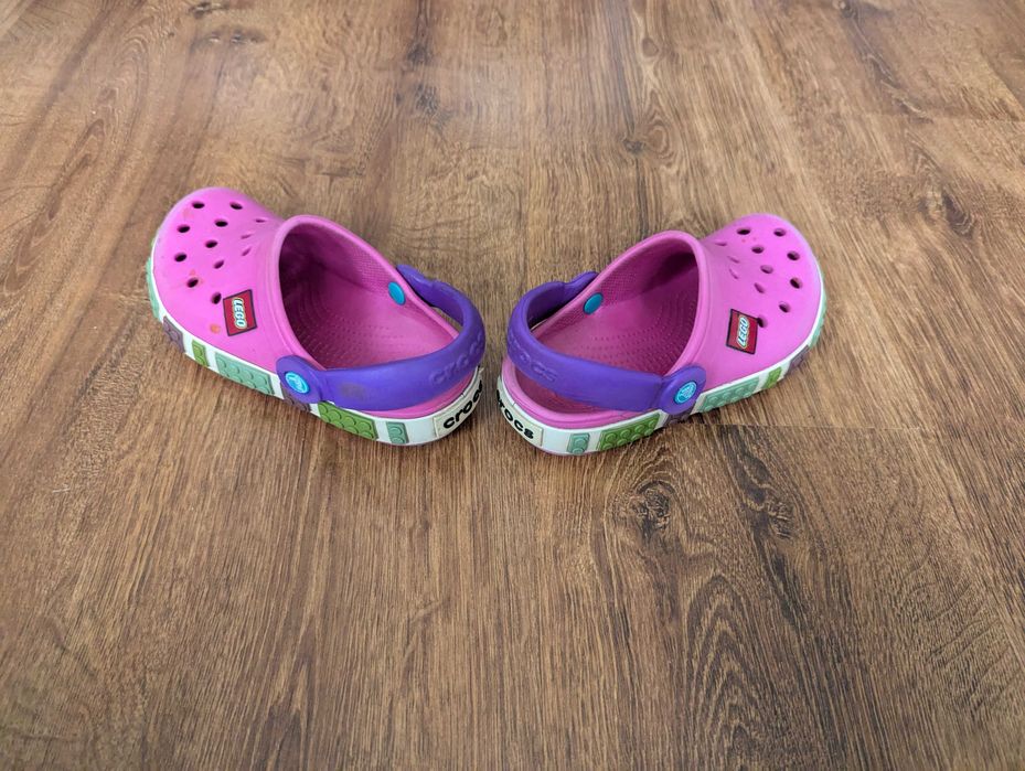 Crocsy różowe LEGO rozmiar 10/11