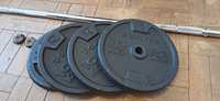 Barra Ferro + 4 discos de 10 kg Ferro