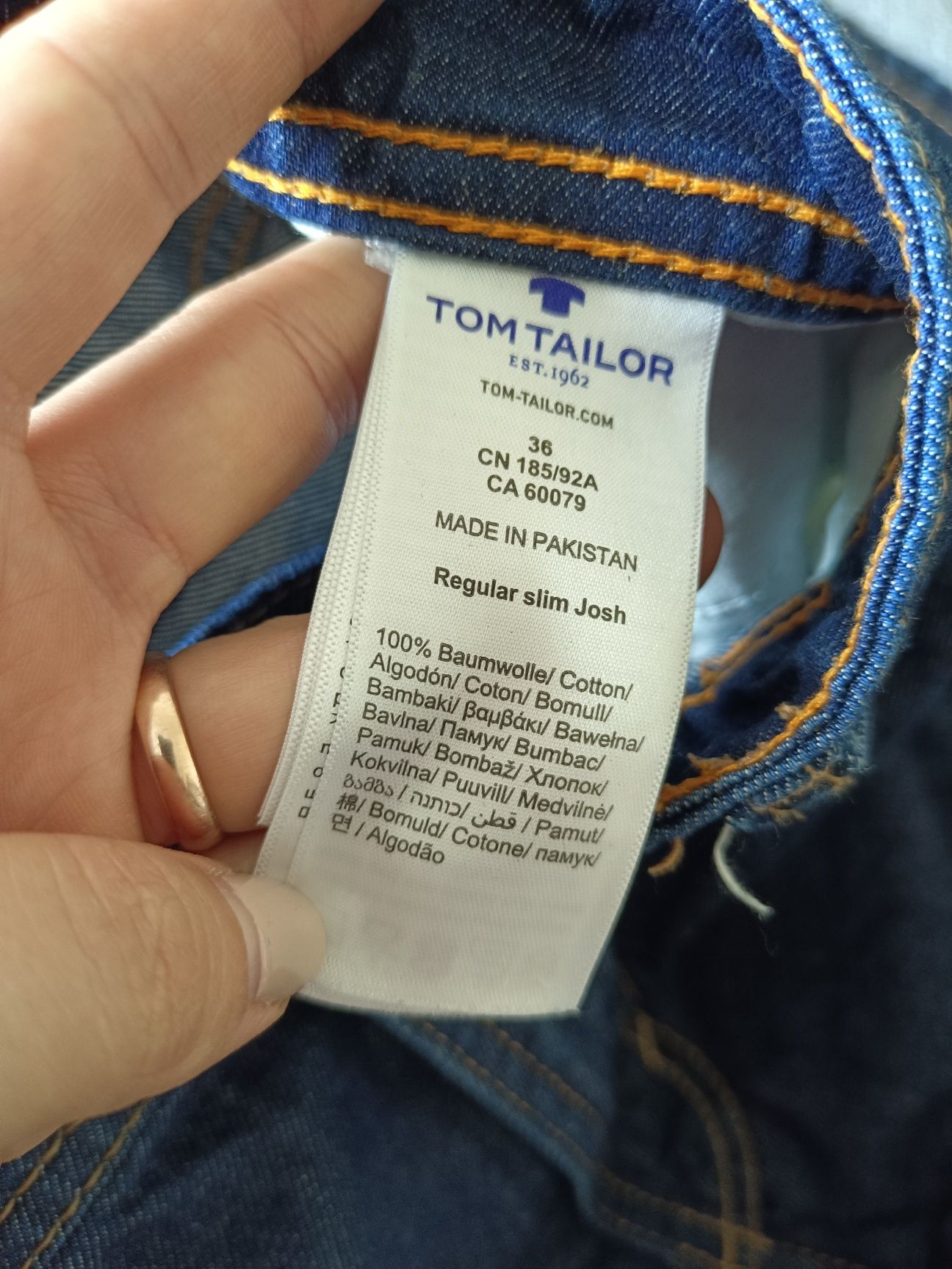 Tom Tailor spodenki szorty jeans jeansowe dżinsowe krótkie 36 regular