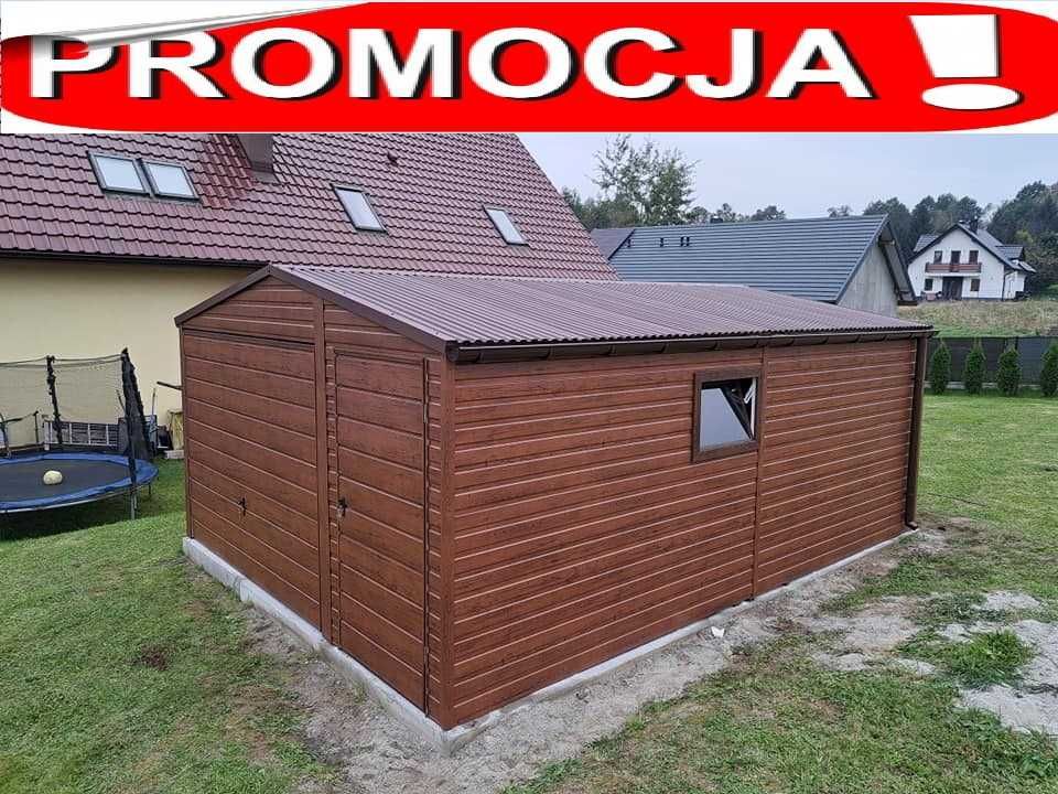 Garaż,garaże drewnopodobne 6x5,6x6 ponel poziomy producent cały kraj