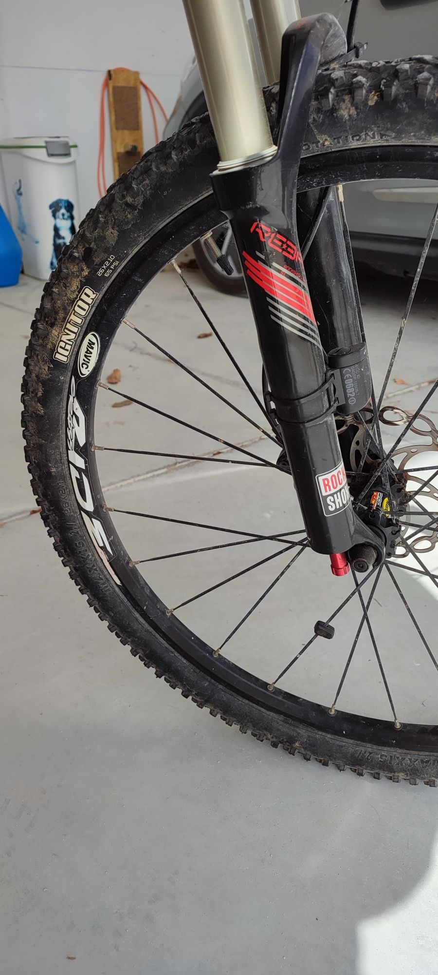 Poison bike arsen (Shimano XT, rockshox, mavic, Manitou)