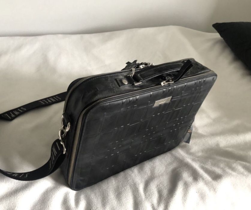 SIMPLE NOWA torebka skórzana biznesowa torba