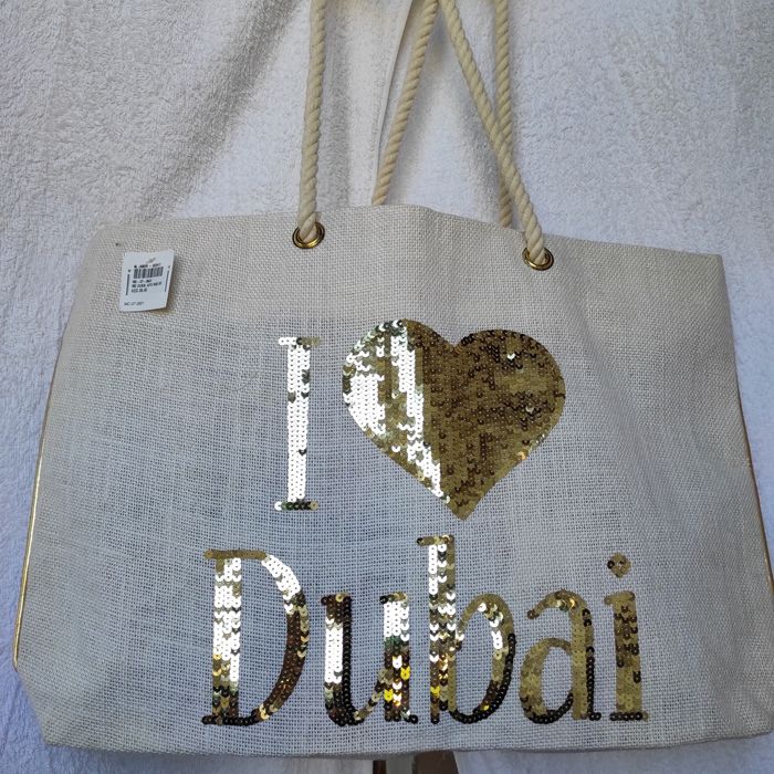 Пляжна сумка з написом I love Dubai. Нова.