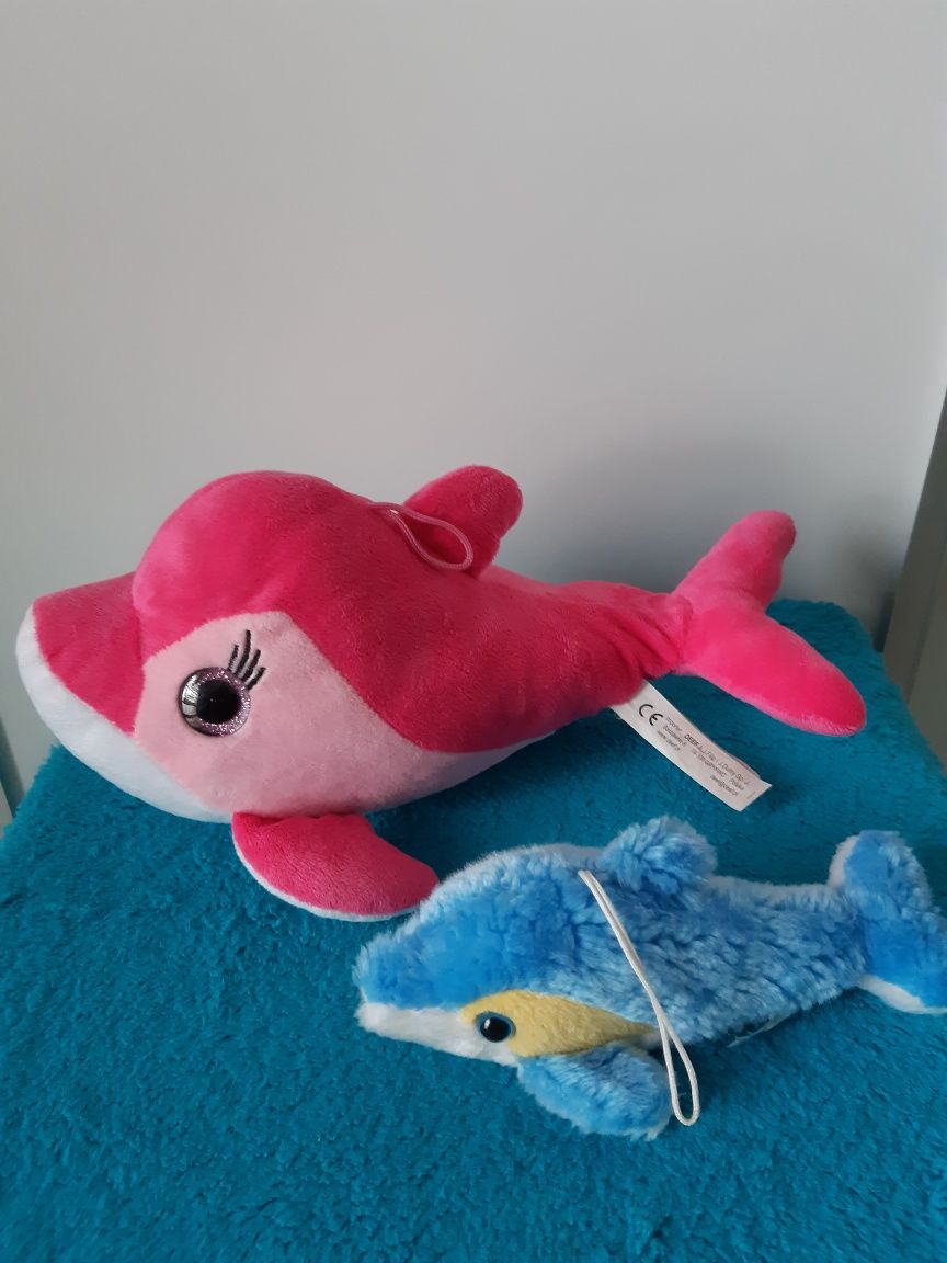 Delfinki pluszowe