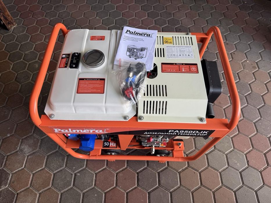 Гениратор дизельний 1 фаза, 6,5 кв.