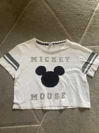 koszulka crop top Mickey Mouse r.134/140