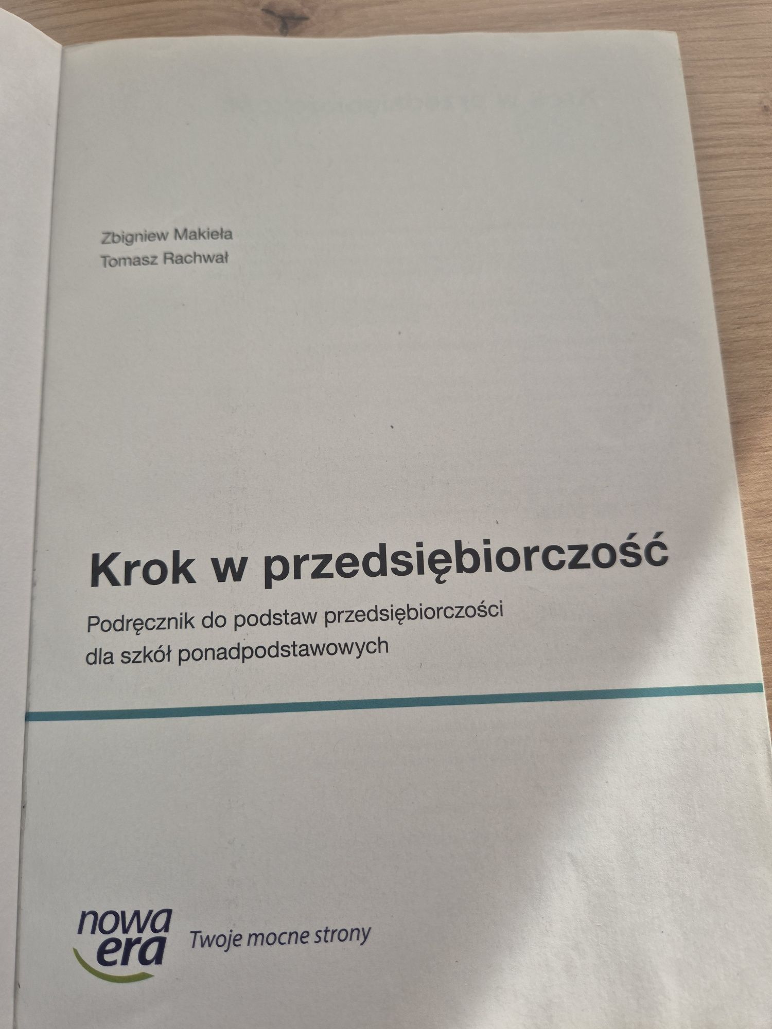 Krok w przedsiębiorczość Nowa Era