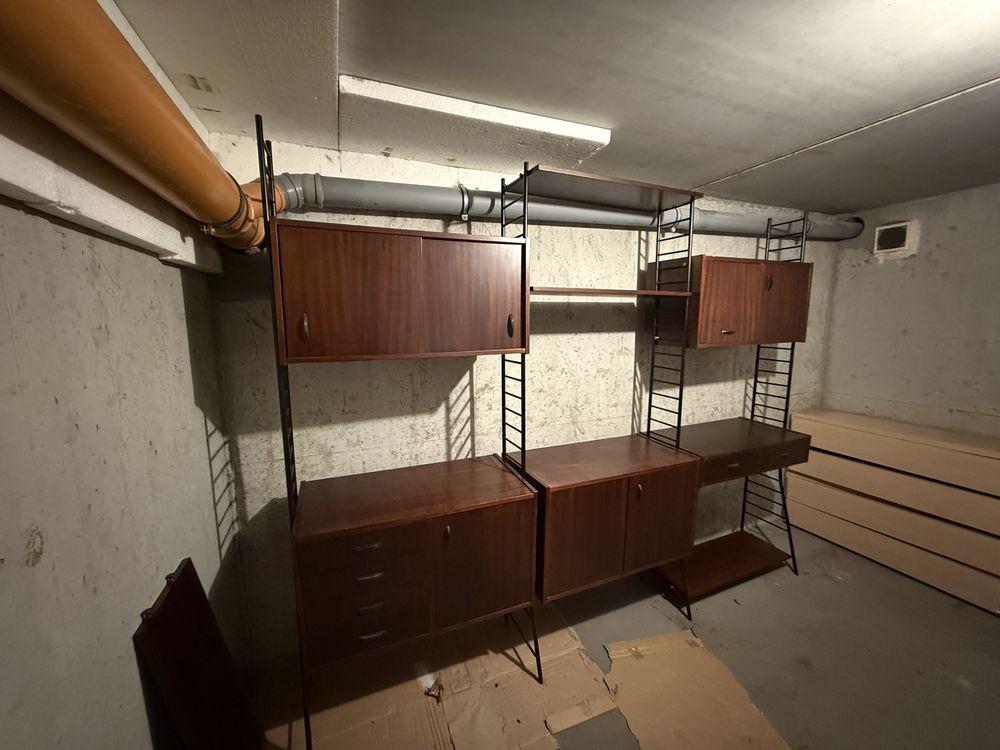 Meblościanka vintage, regał modułowy