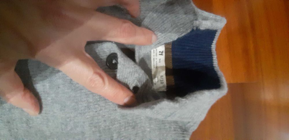 Camisola lã menino 9/10 anos