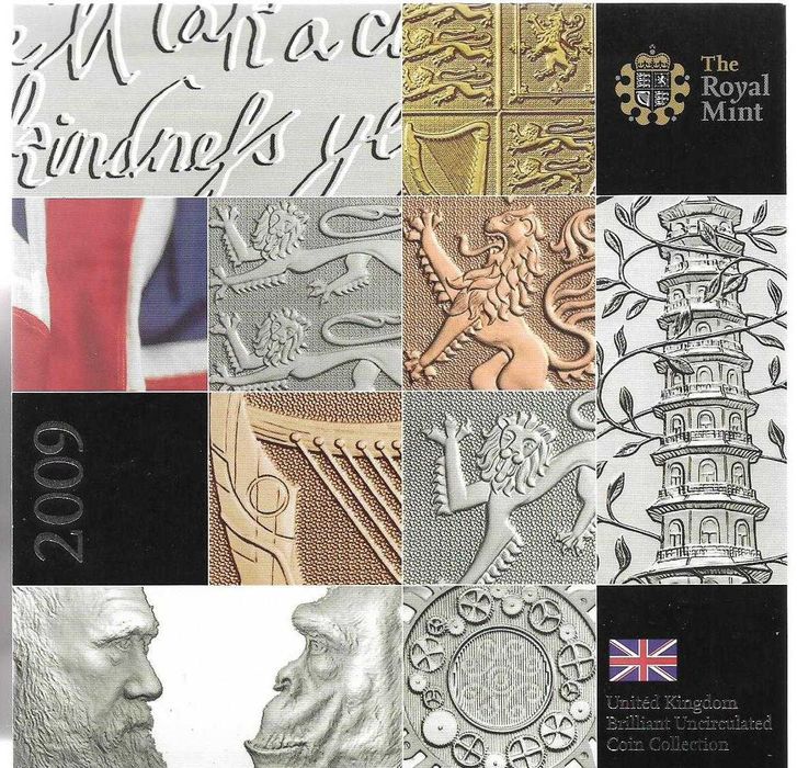 Inglaterra - - - "Carteira Anual BNC-2009" - - - - - Moedas