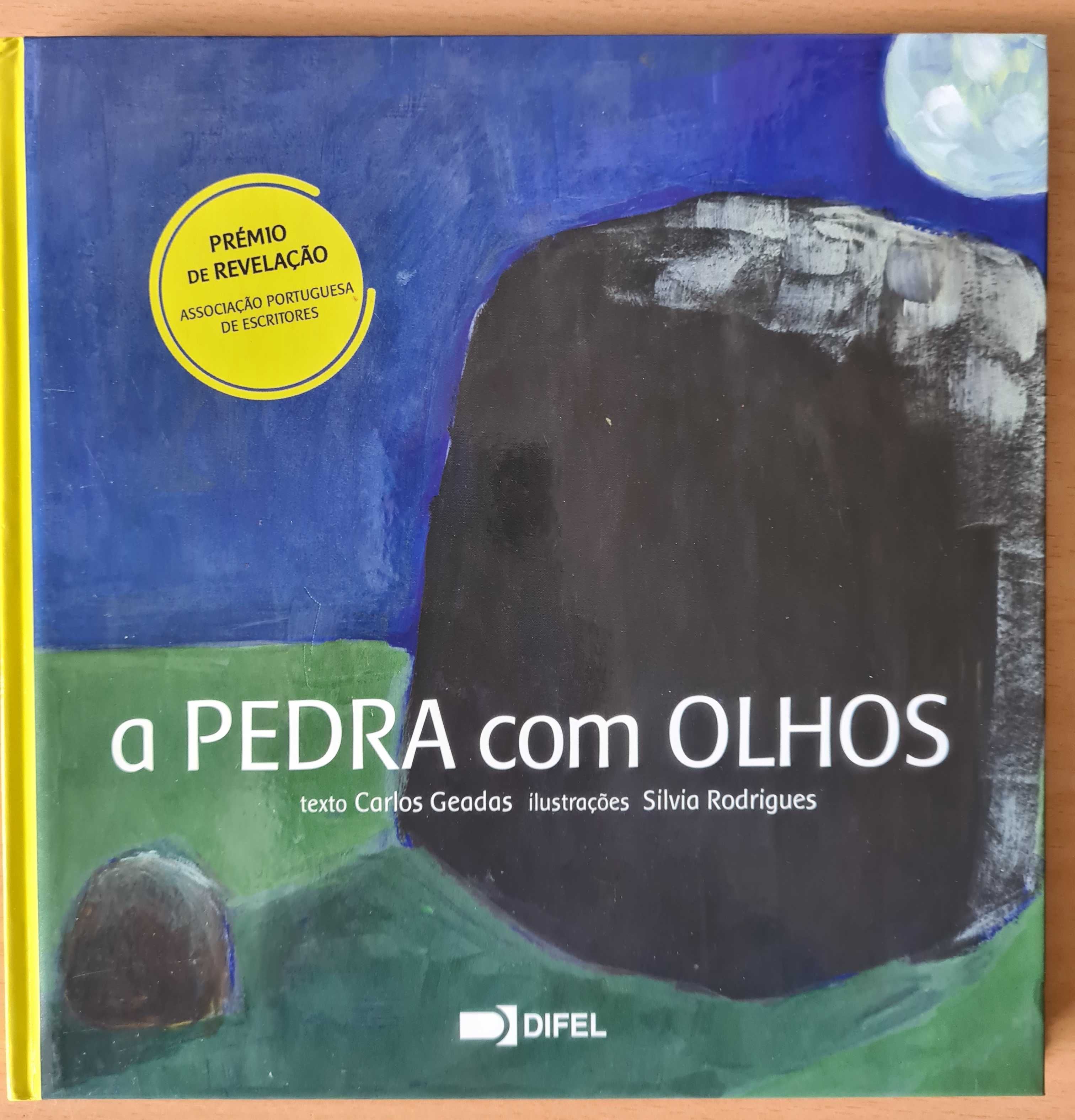 Livro infantil "A Pedra com Olhos" de Carlos Geadas