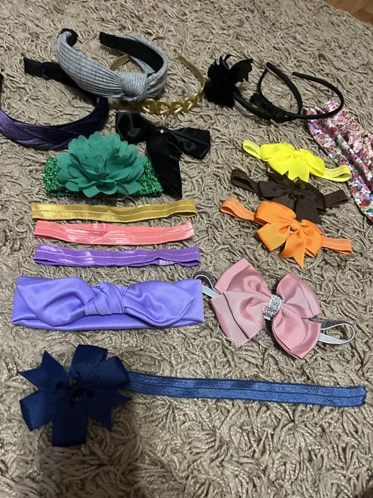 Обруч повʼязка резинки заколки