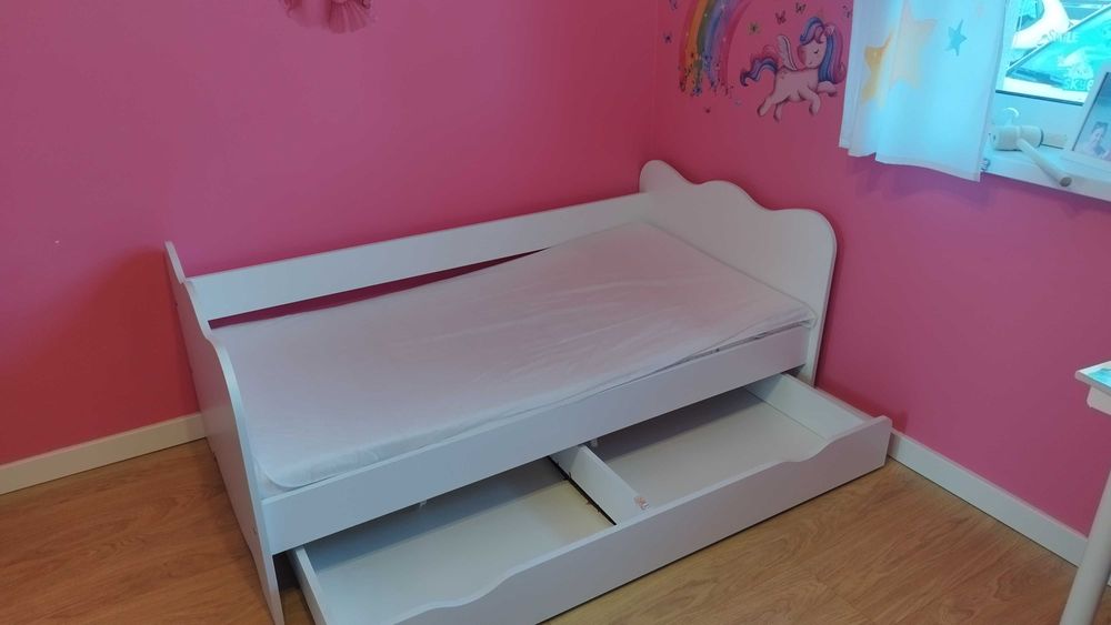 Łóżko dziecięce pod 160x80 materac