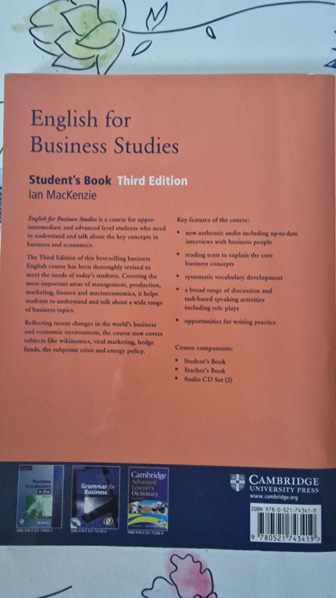 English for business studies Student's Book third edition