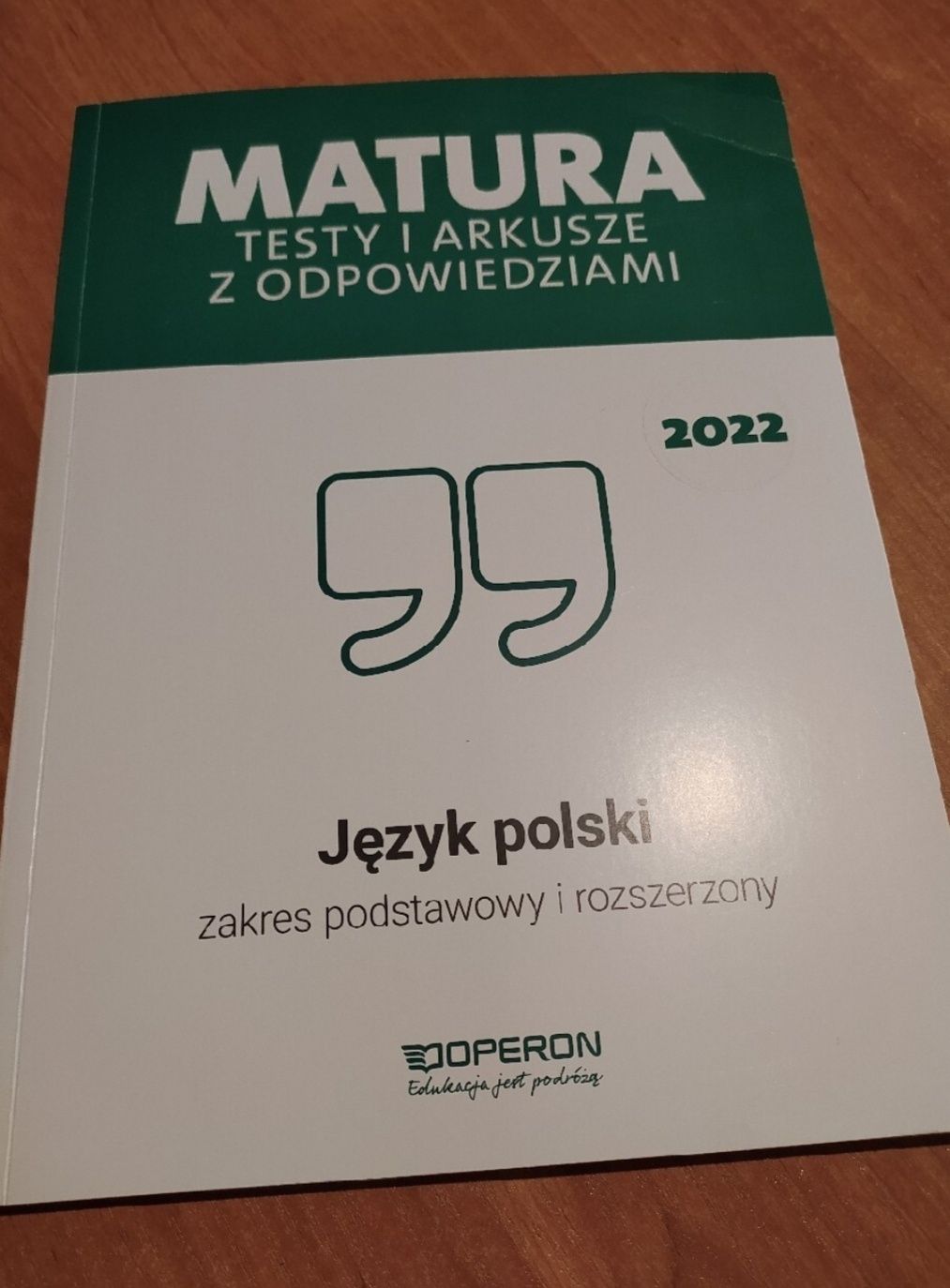 Matura Testy i Arkusze z odpowiedziami język polski 2022