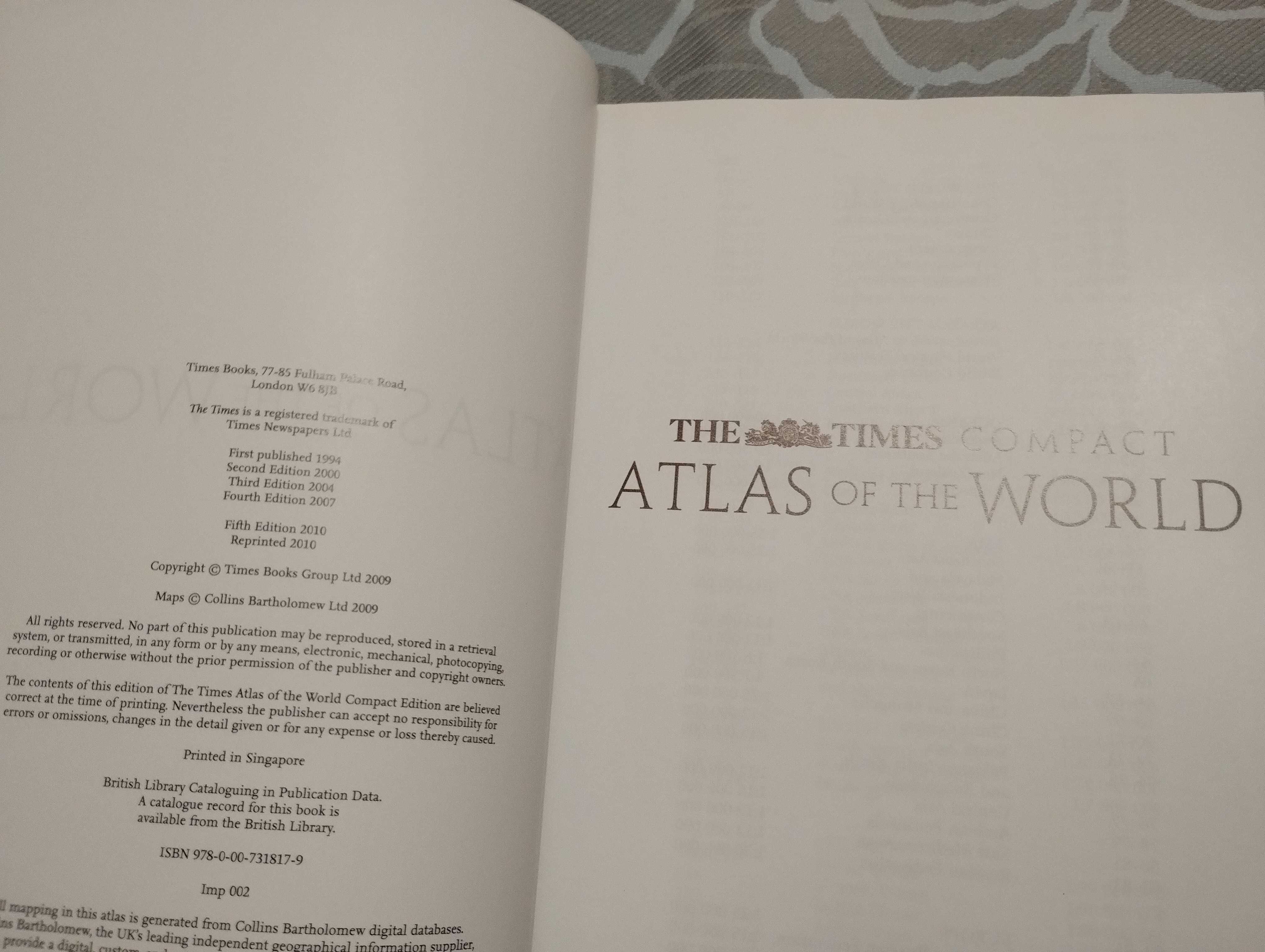 Compact atlas of the world. THE Times   издательство.2009 год.