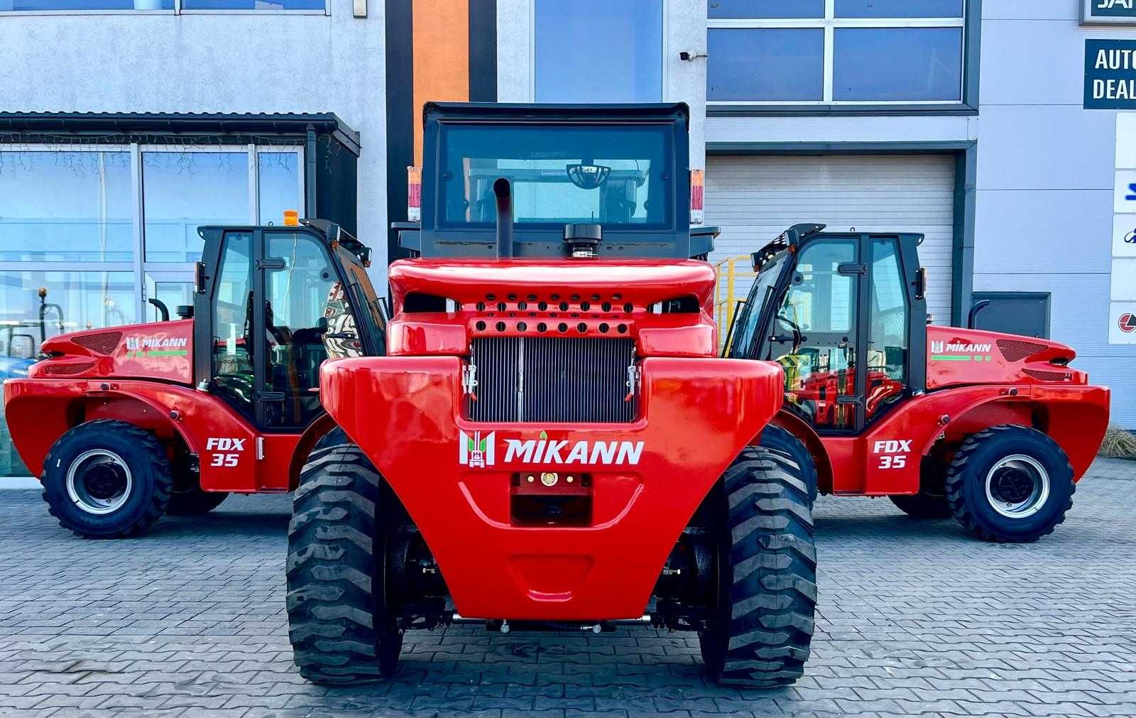 Wózek Widłowy Spalinowy, 3.5T, Terenowy 4x4, Diesel,4.5M, Japan Trak