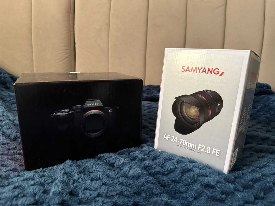 Zestaw sony a7 iv + samyang 24-70 f2.8
