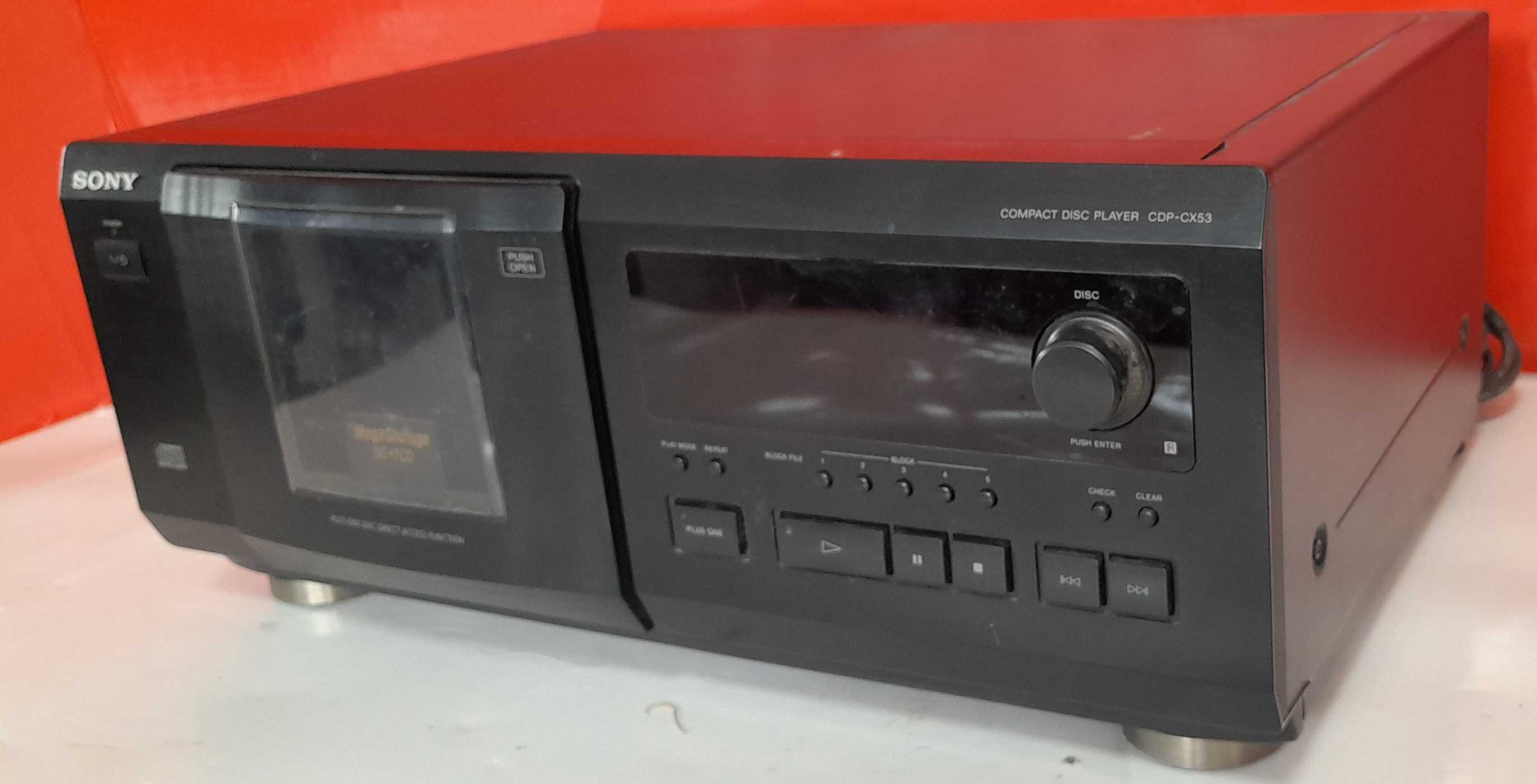 Compact Disc Player Sony mod. CDP-CX53 Max Storage 50+1 CD