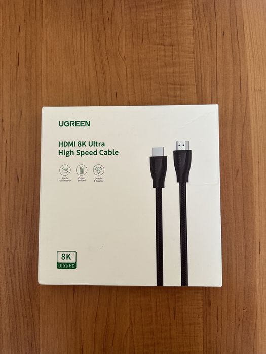 Кабель HDMI Ugreen 8k HDMI 2.1 48гбит/8к/60hz 4K/240hz,1m