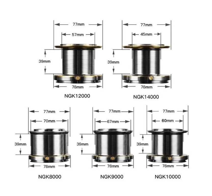 Котушка для риболовлі на коропа Huidiao NGK10000 17+1 підшипник