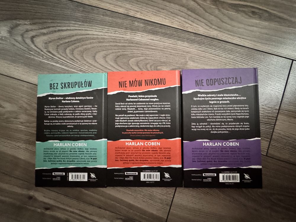 Kokekcja książek Harlan Coben