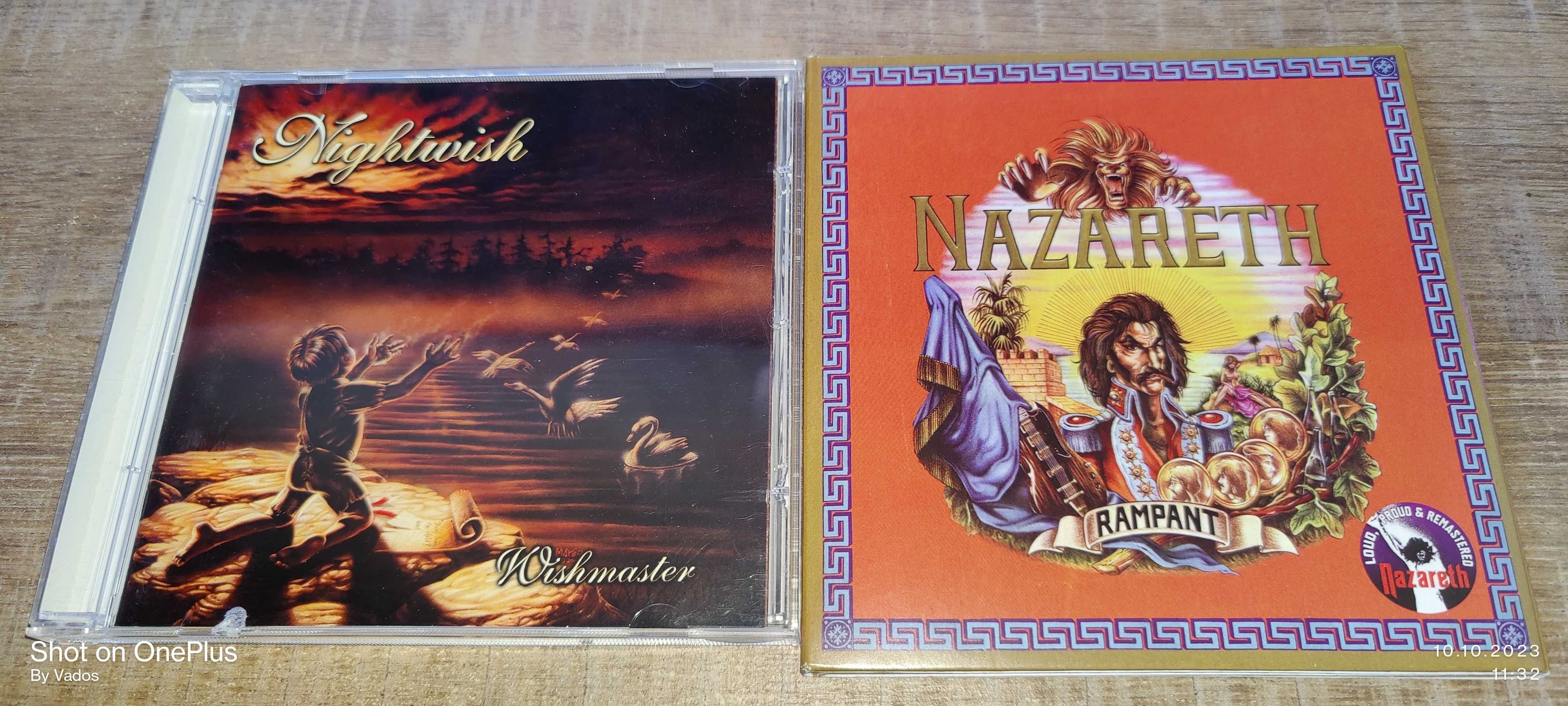 Фирменные CD Nazareth,Nickelback,Nightwish,Nirvana