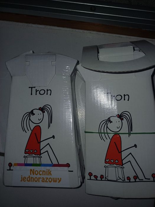 Nowy nocnik 3 szt jednorazowe