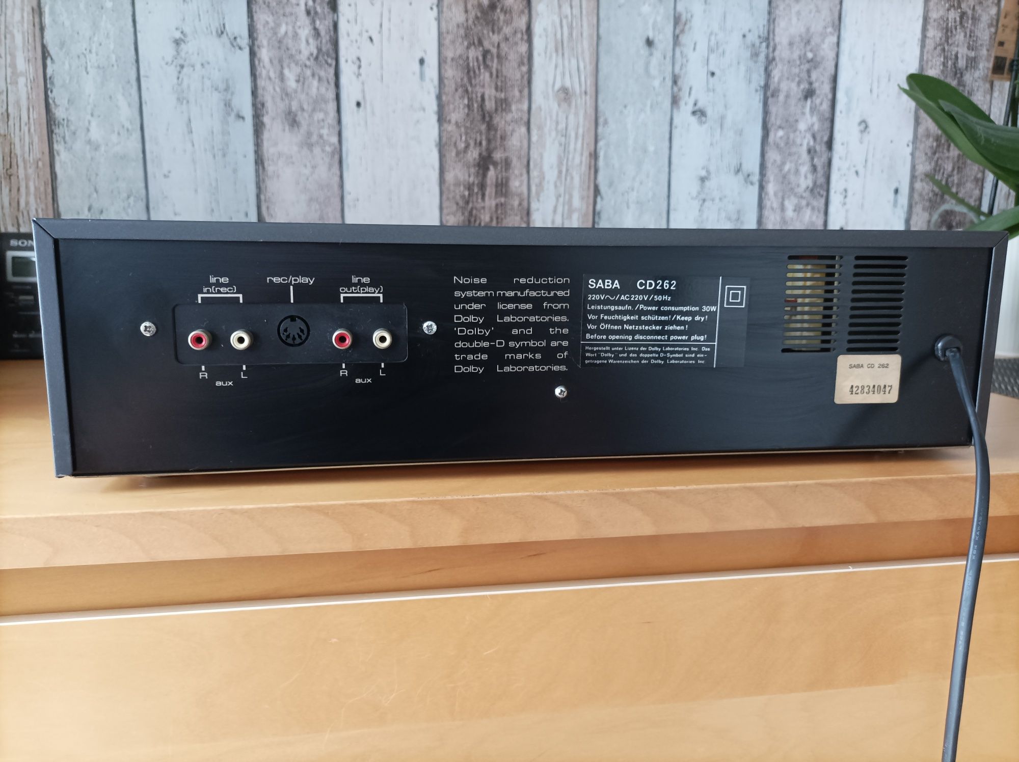 Magnetofon SABA CD 262