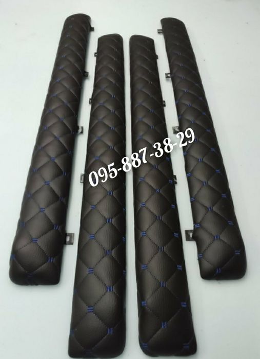 Карты дверей+ручки+батоны+карманы ВАЗ 2101-2107 Строчка всех цветов!!!