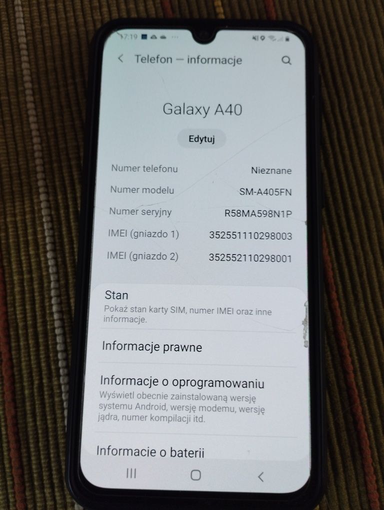 Samsung Galaxy A40