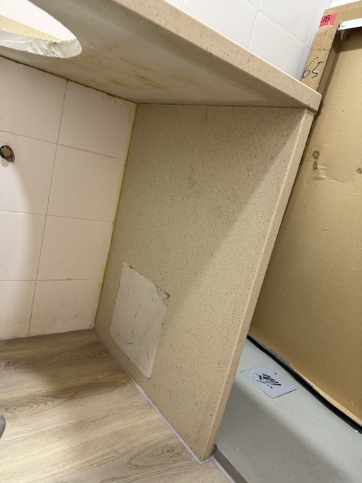 Bancada de casa de banho em pedra