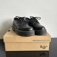 buty czarne dr martens quad 1461 black polished smooth