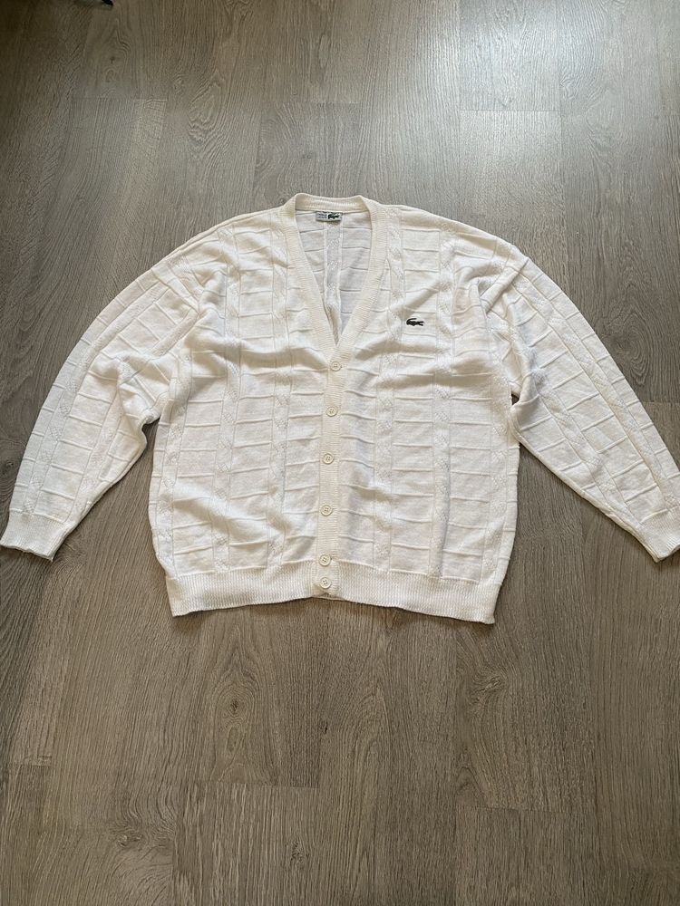 Lacoste meski cardigan z dzianiny