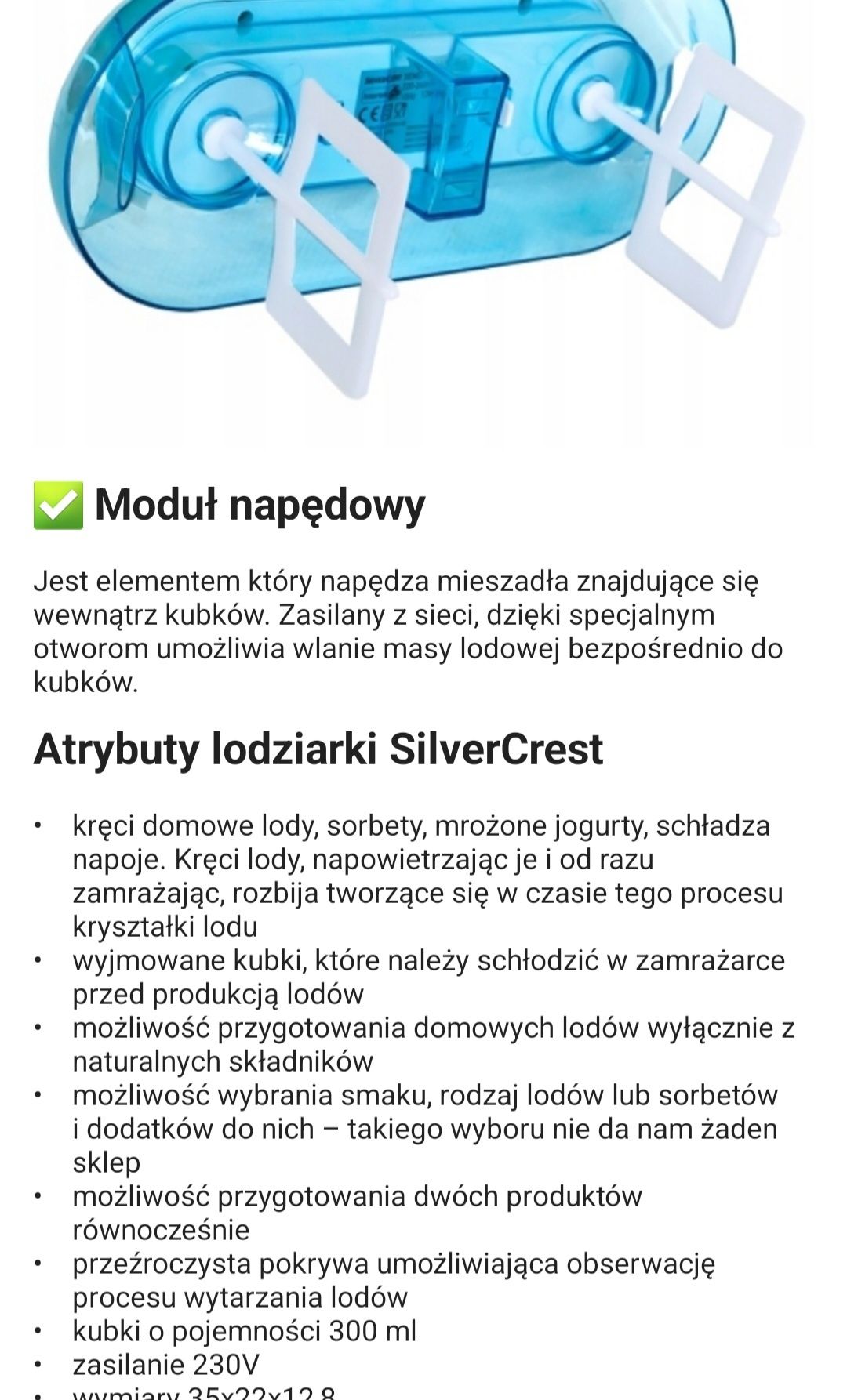 Maszynka do lodów nowa