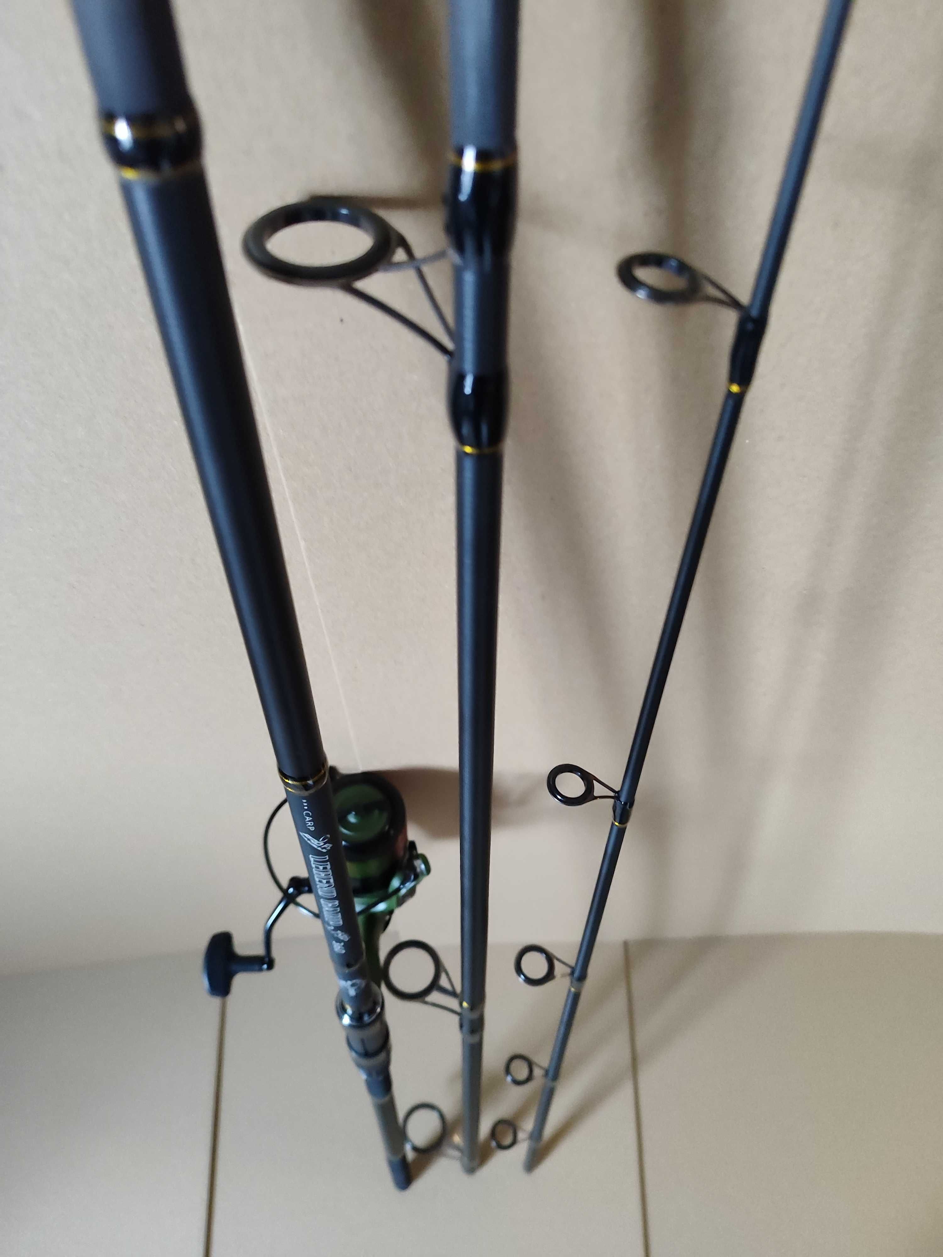 Wędka PRO FL Legend Carp 3,6m 3,75lbs z kołowrotkiem MF Dominator6000