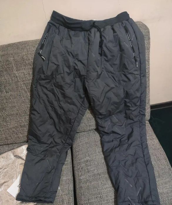 Зимние штаны мужские теплые брюки на меху