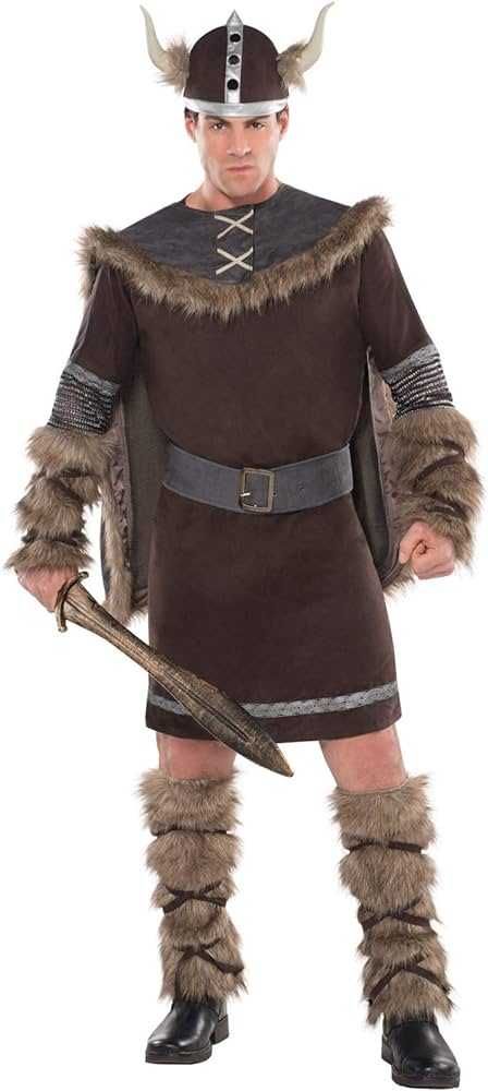 Amscan - Kostium dla dorosłych Viking Warrior, L/XL