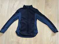 Bluza jeździecka Softshell fl 500l junior navy  153-162