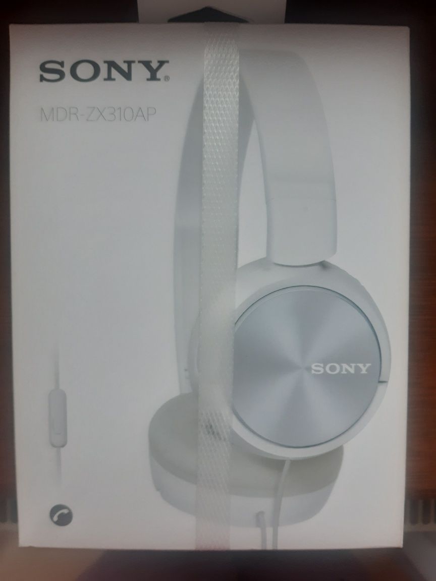 Słuchawki Sony MDRZX310AP  białe