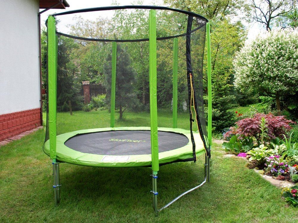 Trampolina ogrodowa SKYFLYER RING 2w1 180cm drabinka 6FT